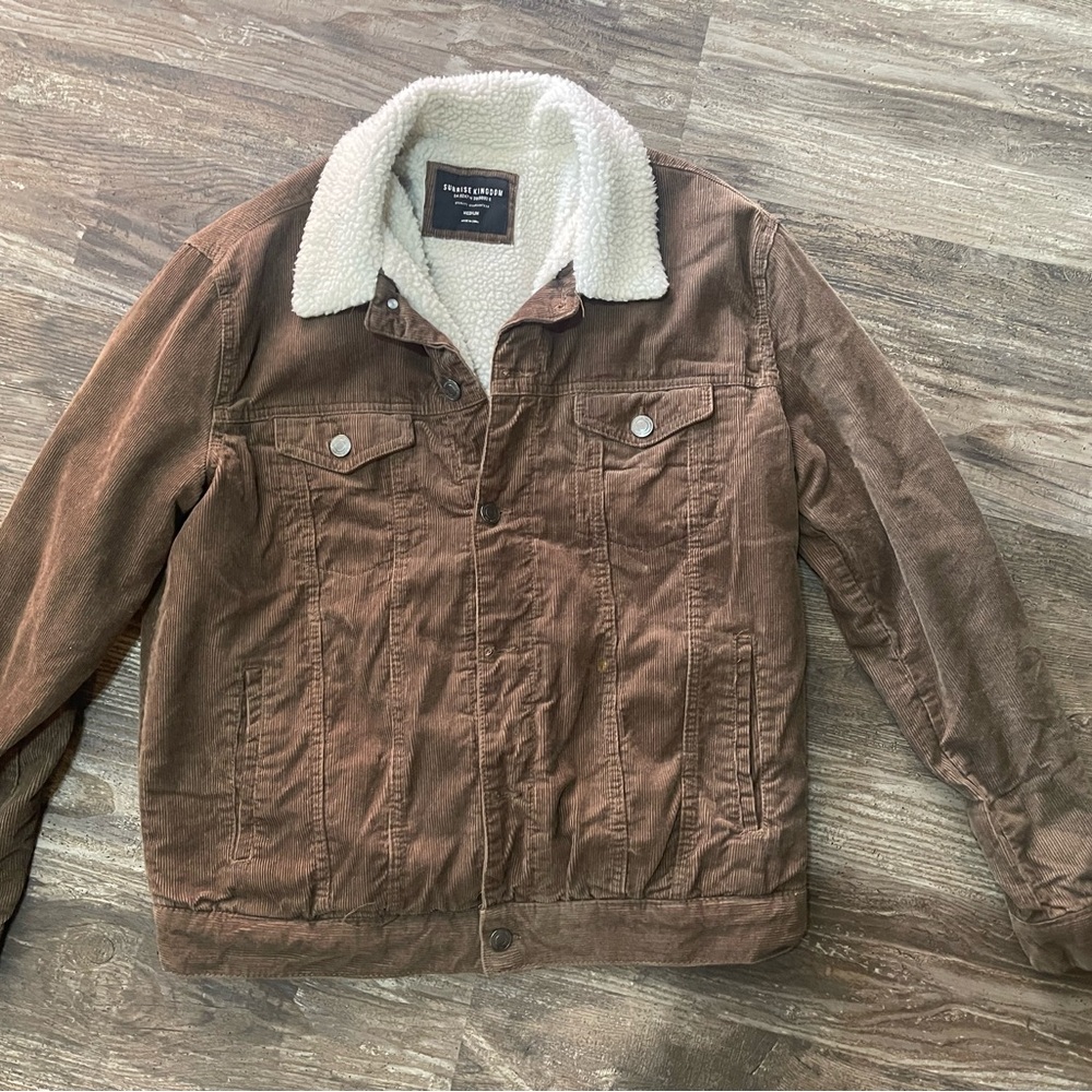 Brown Men’s/Womens Corduroy jacket